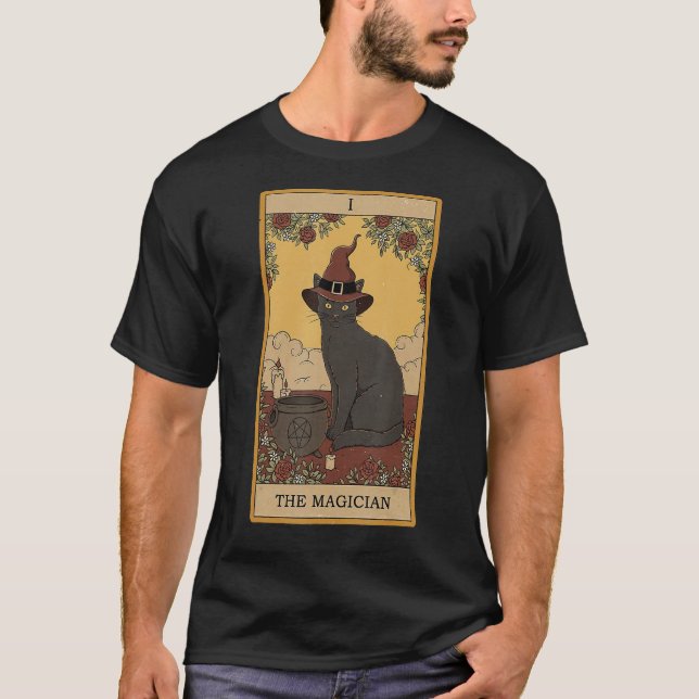 Camiseta O Gato Clássico Mágico (Frente)