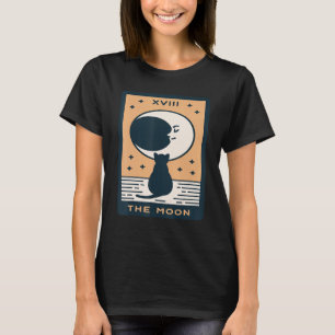 Camiseta O Gato da Lua Cartão Tarot Cartas Místicas Oculto