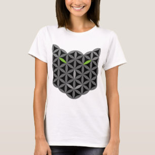 Camiseta O Gato Da Vida - Animais Sagrados, Cinzas Sorriem.