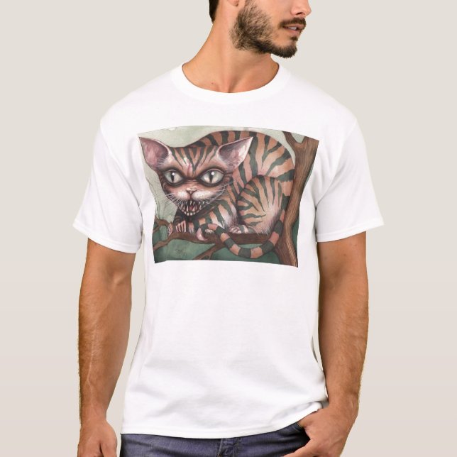 Camiseta O gato de Cheshire (Frente)