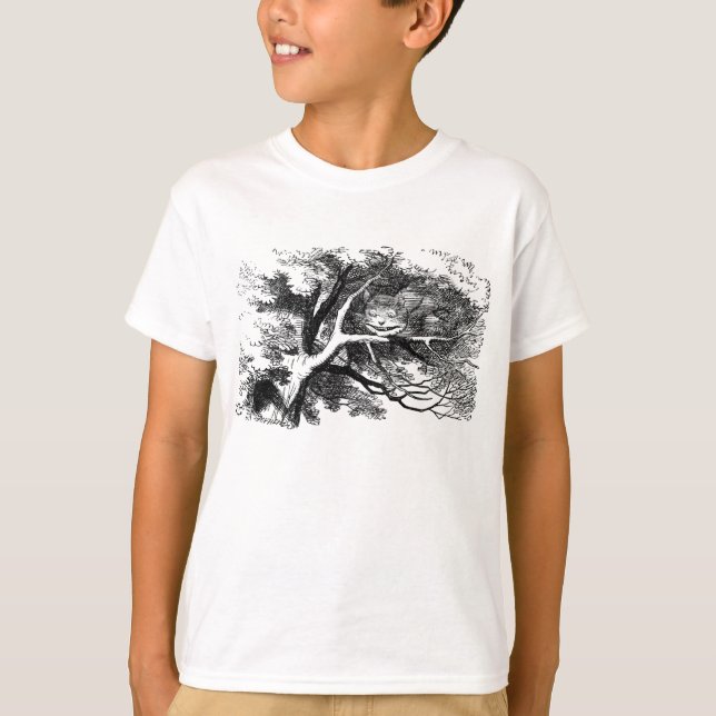 Camiseta O gato de cheshire (Frente)
