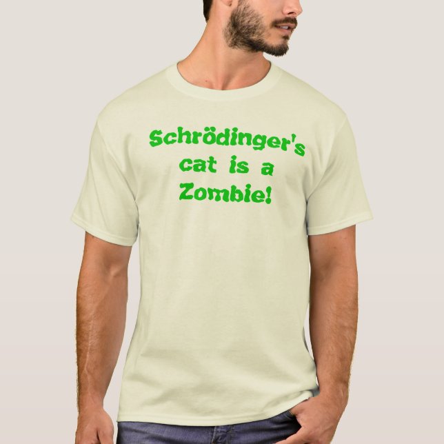 Camiseta O gato de Schrödinger (Frente)