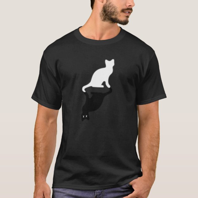 Camiseta O gato de Schrodinger (Frente)
