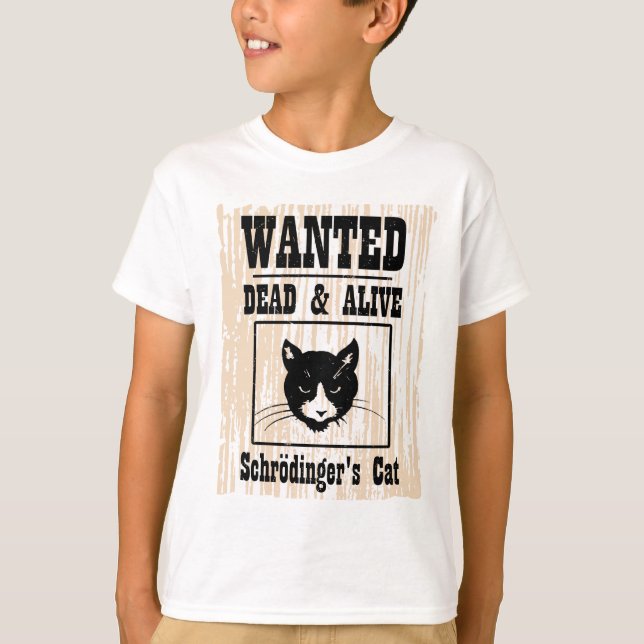 Camiseta O gato de Schrodinger querido (Frente)