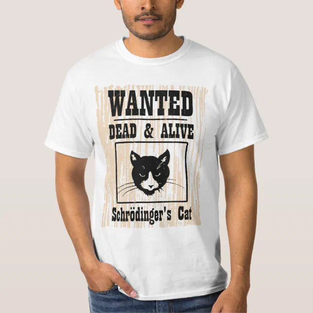 Camiseta Gato de Schrödinger – Põe uma blusa