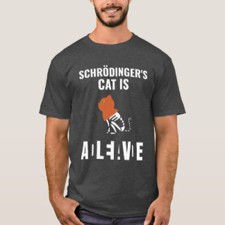 Camiseta O Gato de Schroedinger É a Garota do Gato de Schro