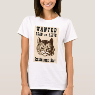 Camiseta O gato de Shrodinger queria poster