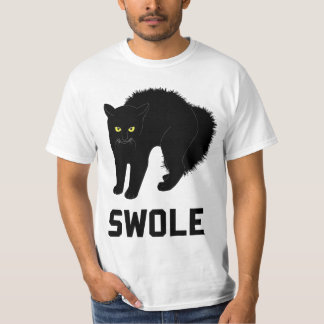 Camiseta O gato de Swole é gatinho Swole