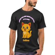 Camiseta O Gato Diz Eu Te Amo É Verdade
