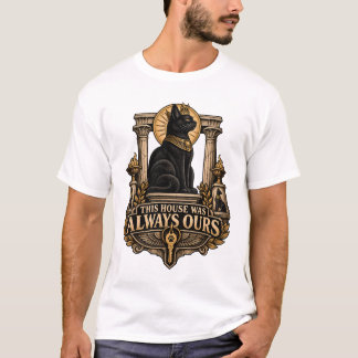 Camiseta O Gato Diz Que a Casa É Nossa