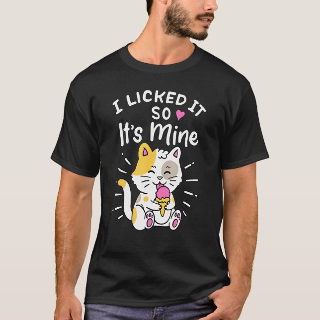 Camiseta O Gato Do Partido Sorvete Pajama Que Eu Lhe Licenc (Frente)