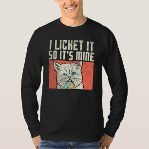Camiseta O Gato Do Partido Sorvete Pajama Que Eu Lhe Licenc