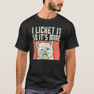 Camiseta O Gato Do Partido Sorvete Pajama Que Eu Lhe Licenc
