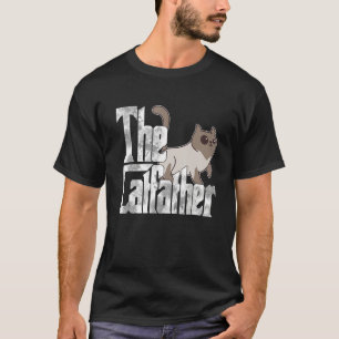 Camiseta O gato-gato-gato-do-gato Mafia Whiskers Masculino