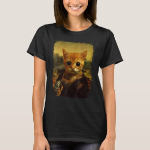 Camiseta o gato Meme histórico engraçado Gato Fofo com arma
