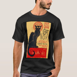 Camiseta O Gato Negro, Le Chat Noir, Arte