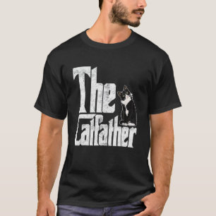 Camiseta O Gato Pai Gato Mafioso Bigodes Masculino Papai