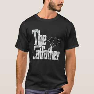 Camiseta O Gato Pai O Gato Preto Pai Máfia Bigodes Macho