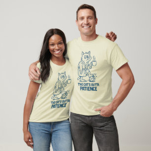 Camiseta O Gato Perdeu a Paciência