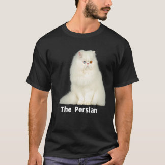 Camiseta O gato Persa um dos gatos mais populares no