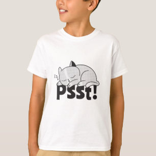 Camiseta O gato preguiçoso está dormindo