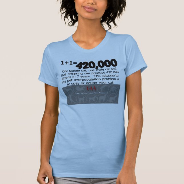 Camiseta o gato spay o t-shirt neutro (Frente)