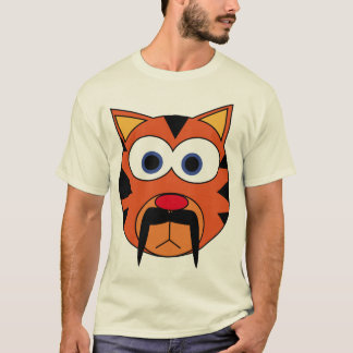 Camiseta O gato Stache