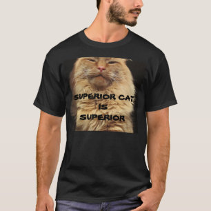Camiseta O gato superior é superior