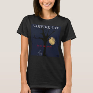 Camiseta O Gato Vampiro está no vampiro - Vampiro/ Gato/ G
