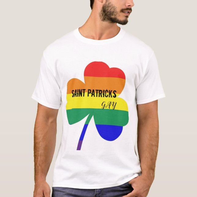 Camiseta O GAY de Patrick de santo (Frente)