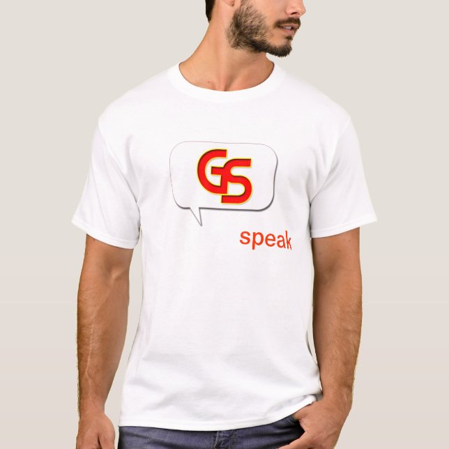 Camiseta O geek fala (Frente)