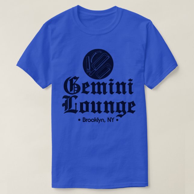 Camiseta O Gemini Lounge Mafia Club Brooklyn New York (Frente do Design)