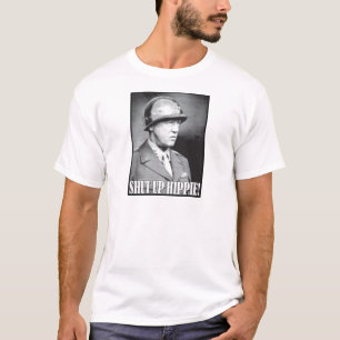 Camiseta O general Patton diz o Hippie acima fechado!