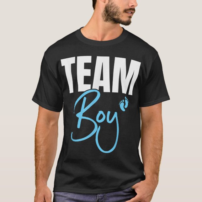 Camiseta O gênero do Boneco da Equipe revela o partido Idei (Frente)