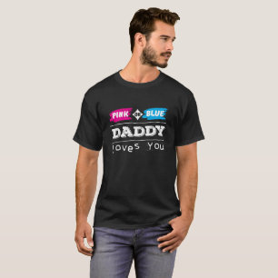 Camiseta O género revela o t-shirt do partido para a camis