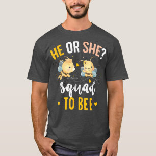 Camiseta O gênero revela que ele ou ela corresponde à parte