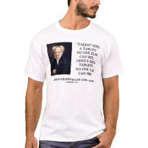 O gênio do talento de Schopenhauer bate alvos que
