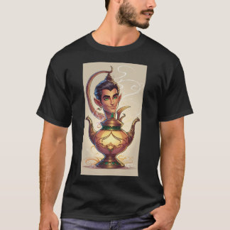 Camiseta O gênio místico da lâmpada