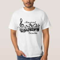 O gênio musical misturou notas musicais