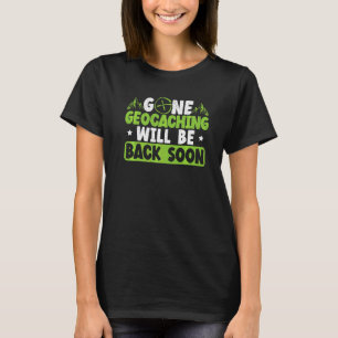 Camiseta O Geocaching Desativado Voltará Logo A Cache Geoca