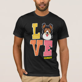 Camiseta O german shepherd ama cores bonitas