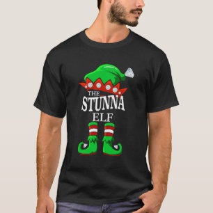 Camiseta O Gif de Natal da Família Stunna Elf Matching Grou