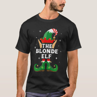 Camiseta O Gif de Natal do Grupo Familiar Blonde Elf Matchi