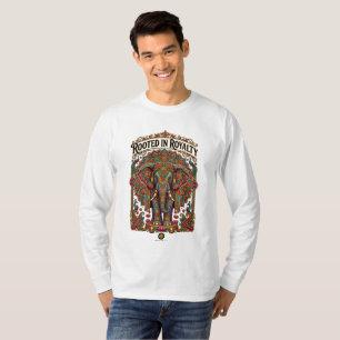 Camiseta O Gigante Gentil: Design Artístico de Elefante