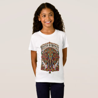 Camiseta O Gigante Gentil: Design Artístico de Elefante