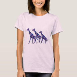 Camiseta O girafa roxo