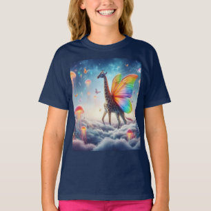 Camiseta O girafa voador