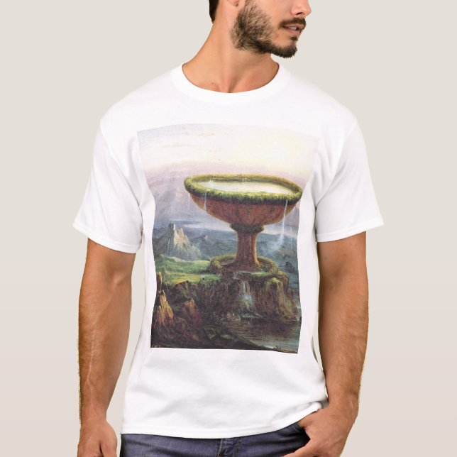 Camiseta O Globo de Titã por Thomas Cole (Frente)