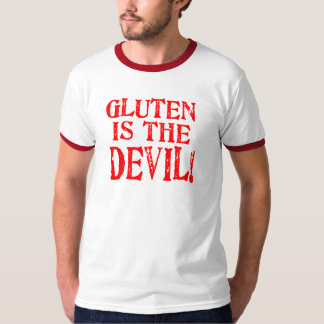 Camiseta O glúten é o diabo