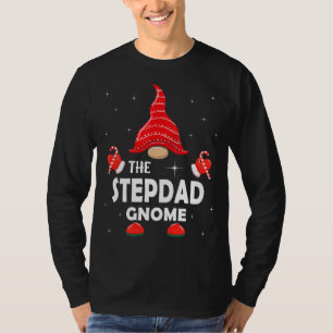 Camiseta O Gnome Enteado de Pijama de Natal da Família Comb